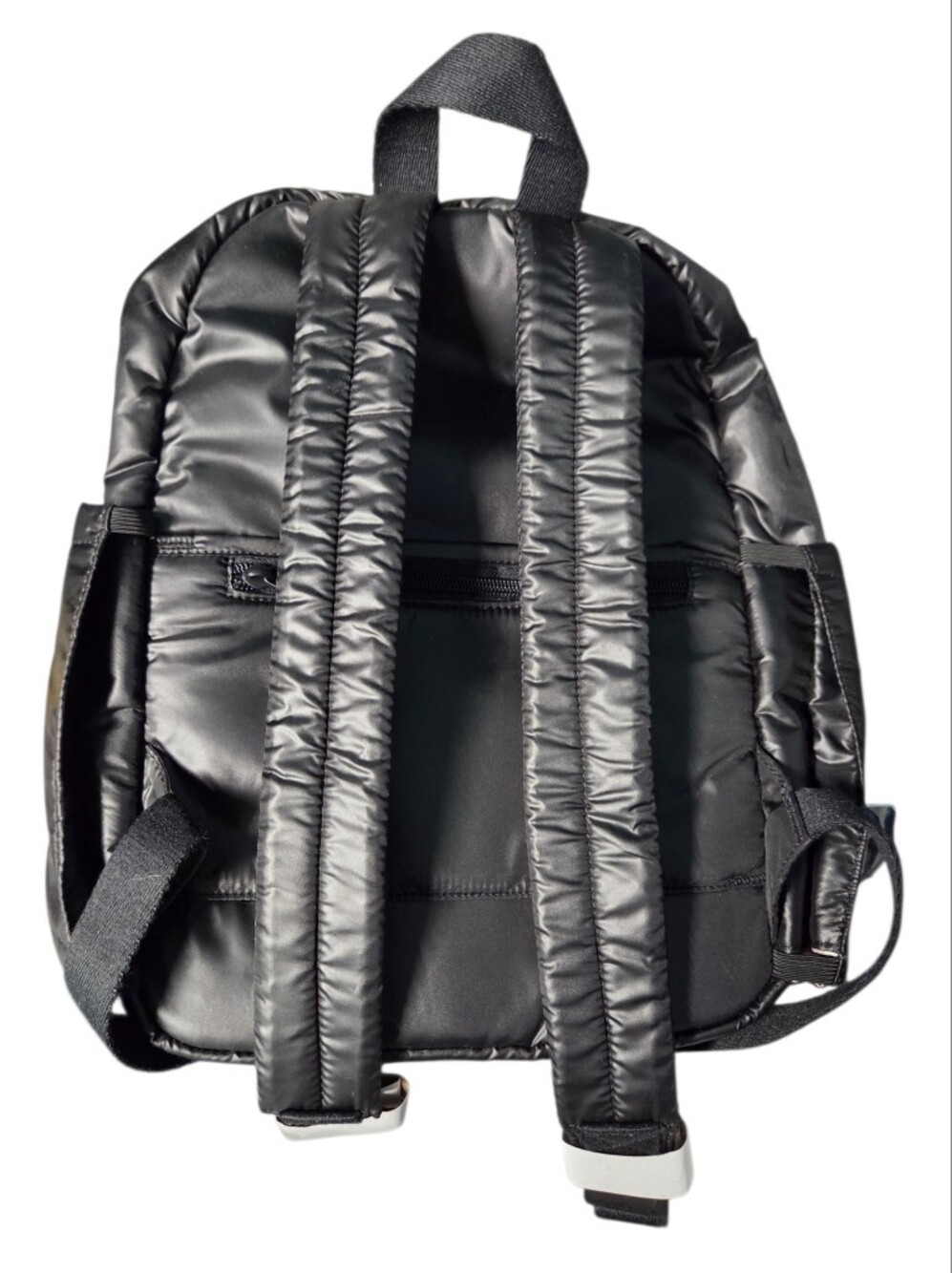 State- NEW Black Nylon Mini Lorimer Backpack w/Checkered Interior - Picture 3 of 8